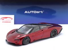 McLaren Speedtail Année de construction 2020 volcan rouge 1:18 AUTOart