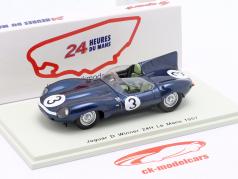 Jaguar D-Type #3 ganhador 24h LeMans 1957 Bueb, Flockhart 1:43 Spark