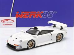 Porsche 911 GT1 Plain Body Version wit 1:18 WERK83