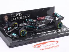 Lewis Hamilton Mercedes-AMG F1 W12 #44 Ganhador Catar GP Fórmula 1 2021 1:43 Minichamps