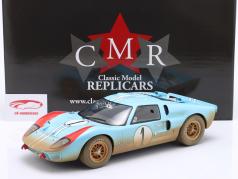 Ford GT40 #1 2do 24h LeMans 1966 Miles, Hulme Dirty Version 1:12 CMR