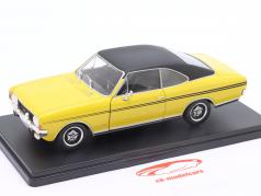 Opel Commodore A GS/E Coupe year 1970 yellow / black 1:24 Hachette