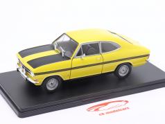 Opel Kadett B Rallye Année de construction 1970 jaune / noir 1:24 Hachette