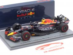 M. Verstappen Red Bull RB18 #1 ganhador Itália GP Fórmula 1 Campeão mundial 2022 1:43 Spark