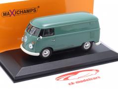 Volkswagen VW T1 furgoneta Año de construcción 1963 verde oscuro 1:43 Minichamps