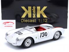 Porsche 550A Spyder #130 James Dean Little Bastard 1956 silver 1:12 KK-Scale