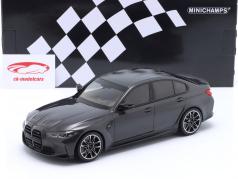 BMW M3 (G80) Año de construcción 2020 Gris metálico 1:18 Minichamps