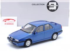 Alfa Romeo 155 Bouwjaar 1996 noord blauw metalen 1:18 Triple9