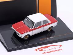 BMW Alpina 2002 Tii Année de construction 1972 blanc / rouge 1:43 Ixo