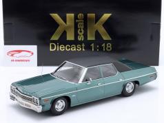 Dodge Monaco Byggeår 1974 grøn metallisk / sort 1:18 KK-Scale