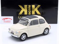 Fiat 500 F Custom с съемный Крыша Год постройки 1968 крем 1:12 KK-Scale