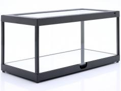 vitrine única preto com Iluminação LED para escala 1:18 Triple9