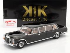 Mercedes-Benz 600 Pullman LWB (W100) year 1964 black 1:18 KK-Scale
