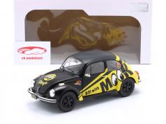 Volkswagen VW Kever 1303 Go! with Moon 1974 zwart / geel 1:18 Solido