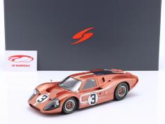 Ford GT40 MK IV #3 24h LeMans 1967 Andretti, Bianchi 1:18 Spark