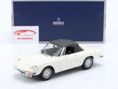 Alfa Romeo 2000 Spider Byggeår 1978 hvid 1:18 Norev