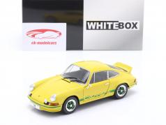 Porsche 911 Carrera 2.7 RS Ano de construção 1972 amarelo / verde 1:24 WhiteBox