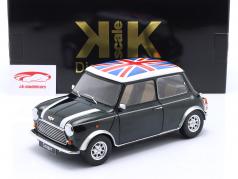 Mini Cooper Union Jack RHD vert foncé métallique / blanc 1:12 KK-Scale