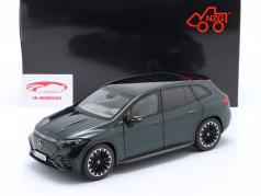 Mercedes-Benz EQS SUV (X296) Año de construcción 2022 verde esmeralda 1:18 NZG