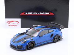 Porsche 911 (991.2) GT2 RS MR Manthey Racing blau / schwarz 1:18 Minichamps