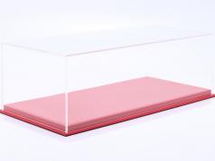 高品質アクリルディスプレイケース ミュルーズ レザーベースプレート付き レッド 1:12 アトランティック