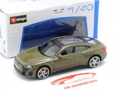 Audi RS e-tron GT Ano de construção 2022 verde oliva 1:43 Bburago
