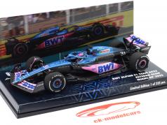 Esteban Ocon Alpine A523 #31 9th Miami GP Formel 1 2023 1:43 Minichamps