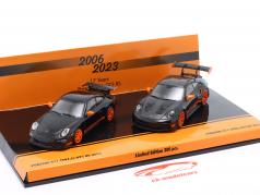 2-Car Set 17 Années Porsche 911 GT3 RS: 997.1 (2006) & 992 (2023) 1:43 Minichamps