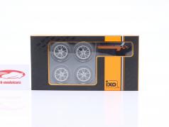 Pneus e aros Set (4 peças) Hyundai com Ficar 1:18 Ixo