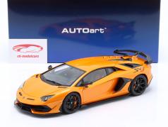 Lamborghini Aventador SVJ 建设年份 2019 atlas 橙子 1:18 AUTOart