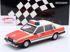 Volvo 740 GL DRK Aschaffenburg Ano de construção 1986 1:18 Minichamps