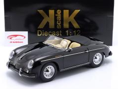Porsche 356 A Speedster Baujahr 1958 schwarz 1:12 KK-Scale