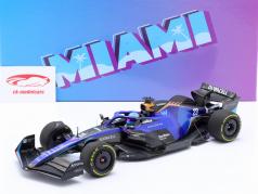 Alexander Albon Williams FW44 #23 Miami GP Fórmula 1 2022 1:18 Minichamps