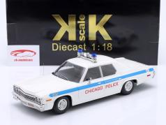 Dodge Monaco Chicago Police year 1974 white / blue 1:18 KK-Scale
