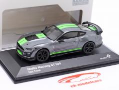 Ford Shelby Mustang GT500 Baujahr 2020 grau metallic / neongrün 1:43 Solido