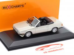 Maserati Biturbo Spyder Byggeår 1984 sølv metallisk 1:43 Minichamps