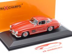 Mercedes-Benz 300 SL (W198 I) Bouwjaar 1955 rood 1:43 Minichamps