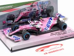 L. Stroll Racing Point RP20 #18 1° Pole Position Turco GP formula 1 2020 1:43 Minichamps