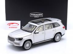 Mercedes-Benz Maybach GLS 600 (X167) prata 1:18 Paragon Models