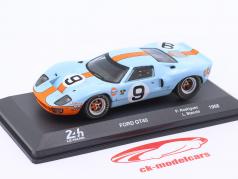 Ford GT40 Gulf #9 ganador 24h LeMans 1968 Rodriguez, Bianchi 1:43 Altaya
