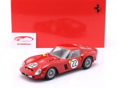 Ferrari 250 GTO #22 3er 24h LeMans 1962 Elde, Beurlys 1:18 Kyosho