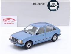 Opel Kadett D Anno di costruzione 1984 blu metallico 1:18 Triple9
