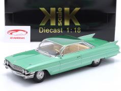 Cadillac Series 62 Coupe DeVille year 1961 green metallic 1:18 KK-Scale