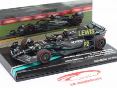 L. Hamilton Mercedes-AMG F1 W14 #44 2° australiano GP formula 1 2023 1:43 Minichamps