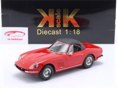 Ferrari 275 GTB4 NART Spyder con llantas de radios Año de construcción 1967 rojo 1:18 KK-Scale