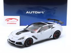 Chevrolet Corvette C7 ZR1 Anno di costruzione 2019 Grigio metallico 1:18 AUTOart