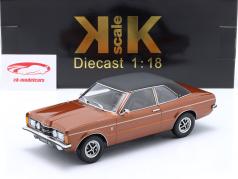 Ford Taunus GXL Limousine 1971 marrone metallico / nero opaco 1:18 KK-Scale