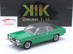 Ford Taunus GXL Limousine 1971 groente / mat zwart 1:18 KK-Scale
