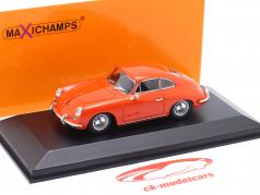 Porsche 356B Coupe Año de construcción 1961 naranja 1:43 Minichamps