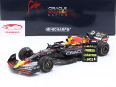 M Verstappen Red Bull RB18 #1 gagnant Japon GP formule 1 Champion du monde 2022 1:18 Minichamps